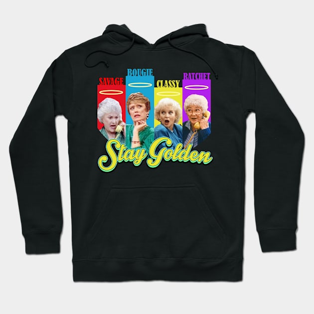 golden girls squad thank you for being a friend Hoodie by CLOSE THE DOOR PODCAST